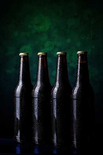 Botella de cerveza fría — Foto de Stock