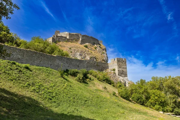 Ruins Devin Castle City Bratislava Slovakia — Stock Photo, Image