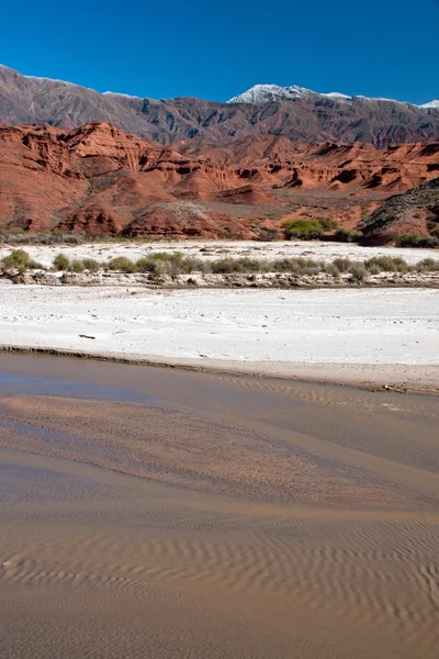 Landschap van de Andes in Argentinië — Stockfoto