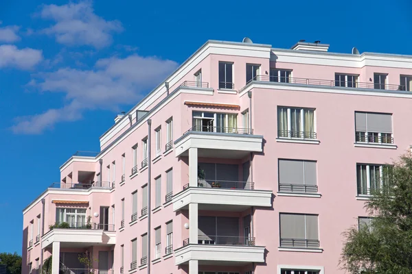 美しいピンクのマンション — ストック写真
