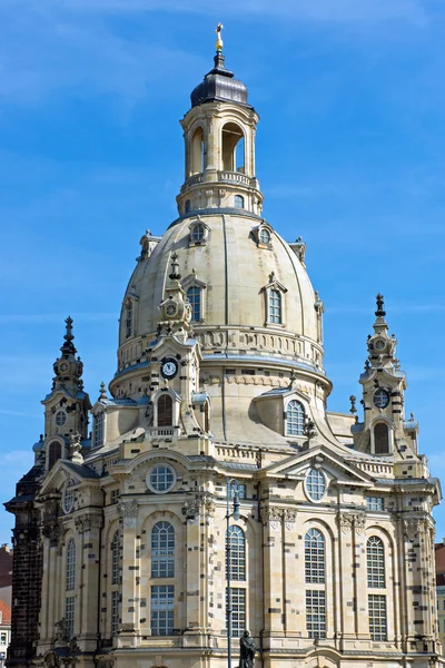 Dresdens Vårfrukyrkan — Stockfoto