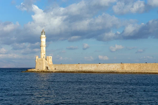 El faro de Chania — Foto de Stock