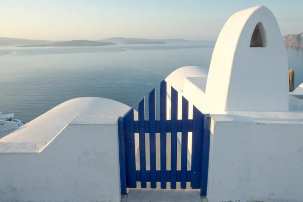 Oia içinde denize göster — Stok fotoğraf