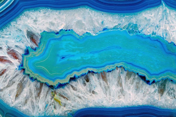 Синий агат — стоковое фото
