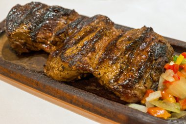 Grilled argentinean steak clipart