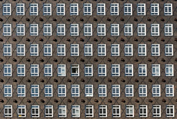 Исторический фасад Гамбурга — стоковое фото