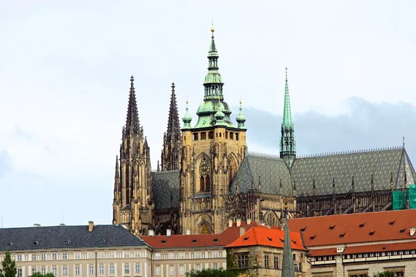 La catedral de San Vito en Praga — Foto de Stock