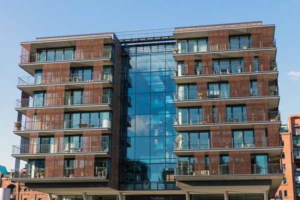 Modern apartment house in Hamburg — Stock Photo, Image