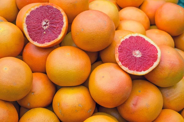 Ripe blood oranges for sale — Stock Photo, Image