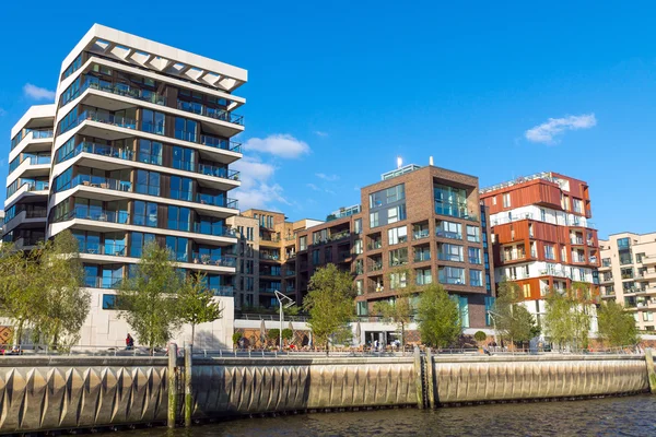 Lägenhet hus i hafencity — Stockfoto