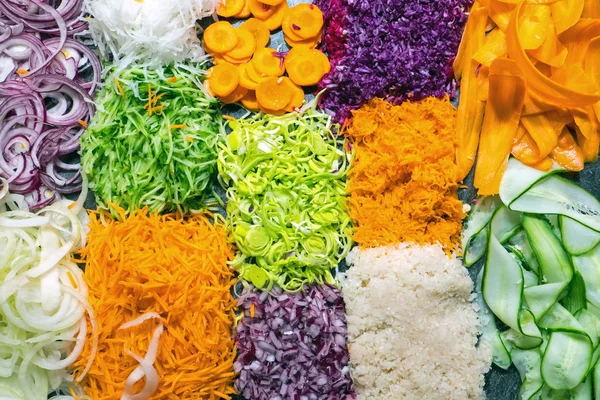 Salada ralada colorida — Fotografia de Stock