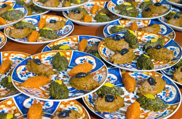 Традиционная марокканская еда — стоковое фото