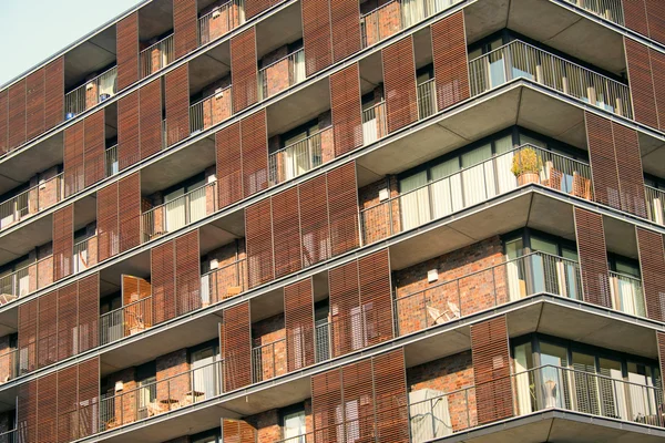 Detail van een appartement huis — Stockfoto