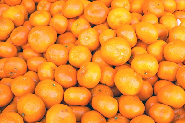 Haufen Clementinen — Stockfoto