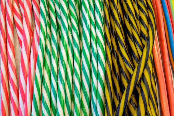 Background from candy