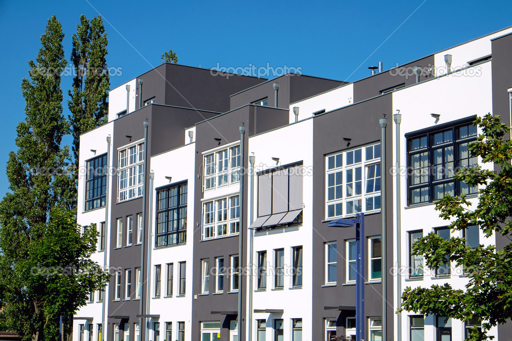 Modern terraced housing