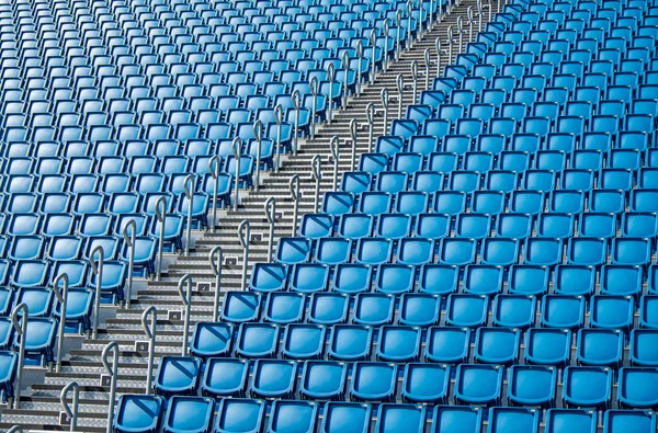Stadium seats and stairs — Stock Photo, Image