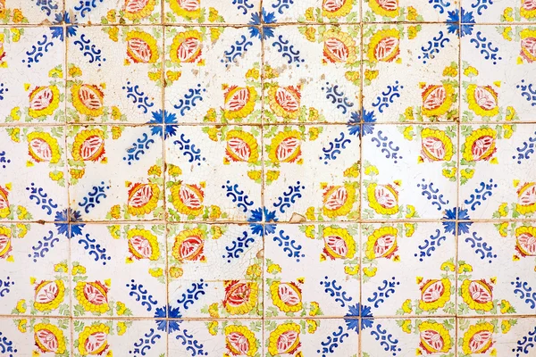 Dirty old traditionell tiles — Stock Photo, Image
