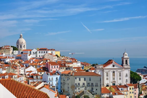 Eski Alfama Bölgesinin Lizbon Portekiz — Stok fotoğraf