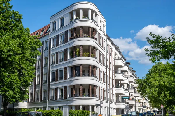 Modernas Viviendas Barrio Residencial Berlín Alemania —  Fotos de Stock