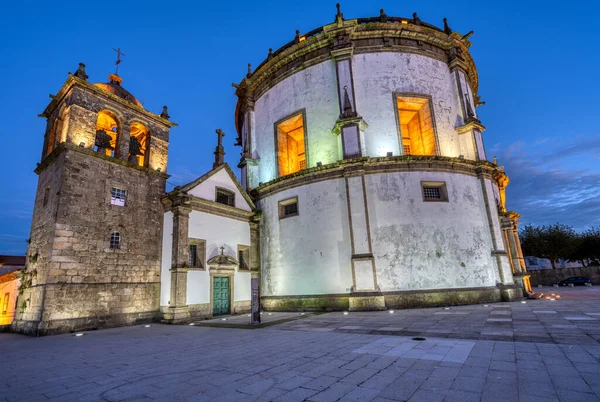 Mosteiro Serra Pilar Porto Entardecer — Fotografia de Stock