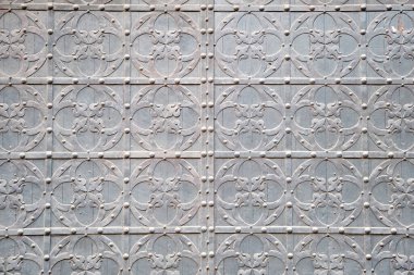 Süslü eski bir kilisenin arka planı.