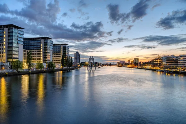 Die Spree Berlin Nach Sonnenuntergang — Stockfoto