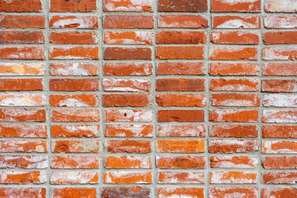 Background Wall Made Red Clinker Bricks — 图库照片