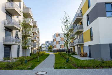 Berlin, Almanya'da görülen yeni konut geliştirme alanı