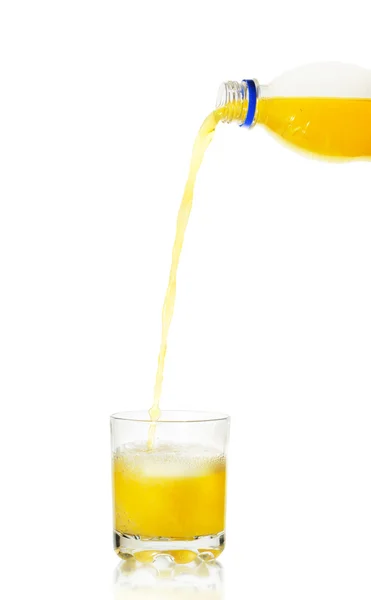 Glas med saft — Stockfoto