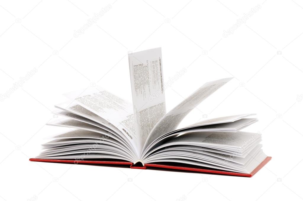 Book isolated on a white background
