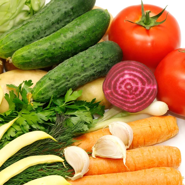 Collection vegetables — Stock Photo, Image