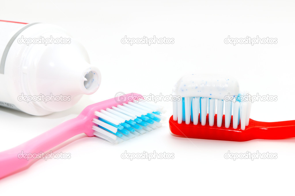 Tooth brush and toothpaste