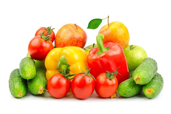 Composição de frutas e legumes — Fotografia de Stock
