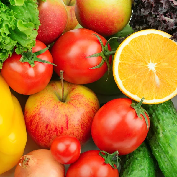 과일 과 채소의 배경 — 스톡 사진