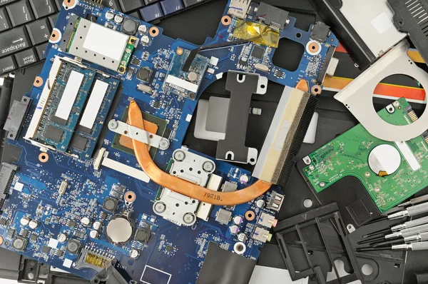 Disassembled computer — Stock Photo, Image