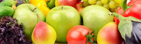果物や野菜の背景 — ストック写真