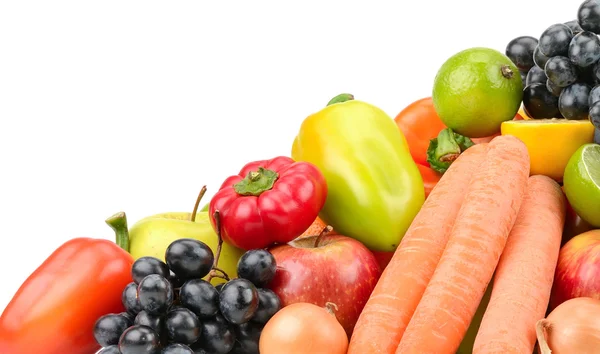 Definir frutas e legumes — Fotografia de Stock