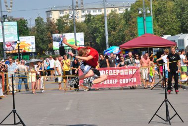 Patenler üzerinde atlama