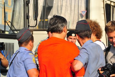 Moskova'da muhalefet eylemi