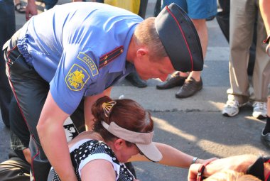 Moskova'da muhalefet eylemi