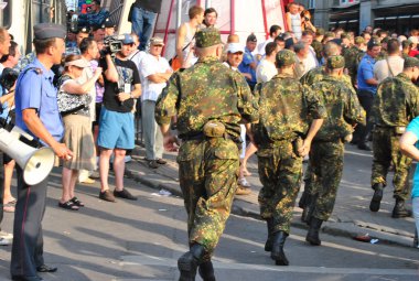 Moskova'da muhalefet eylemi