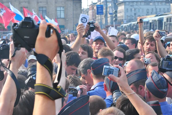 Acción de oposición en Moscú —  Fotos de Stock