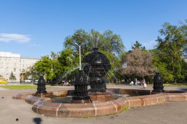 Parktaki çeşme