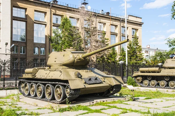 Legendärer sowjetischer Panzer T-34 — Stockfoto