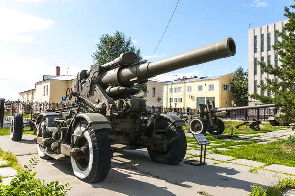 Sovjetiska artilleri pistol — Stockfoto