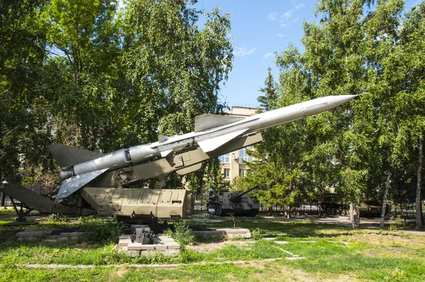 Sovjetiska luftvärnsrobotar försvar — Stockfoto