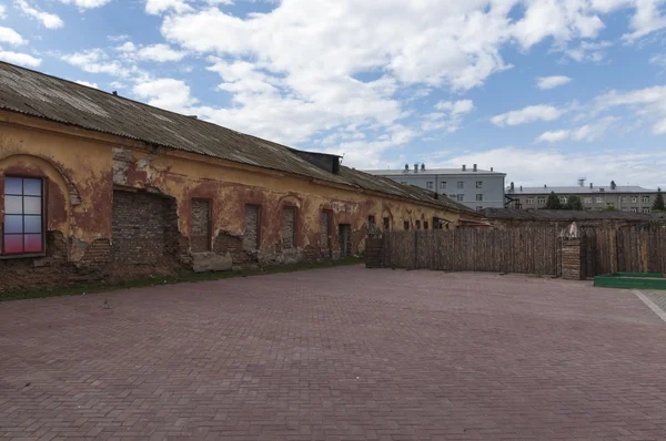 Het kasteel in omsk — Stockfoto