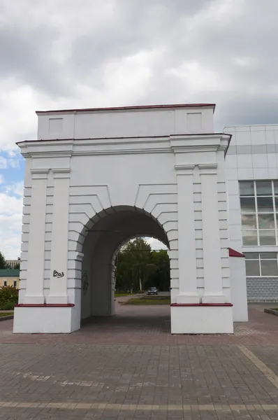 The gates in Omsk — Stock Photo, Image