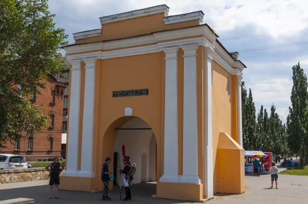 The gates in Omsk — Stock Photo, Image